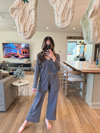 MAMA POINTELLE CARDIGAN + LONG PANTS (ELEPHANT)