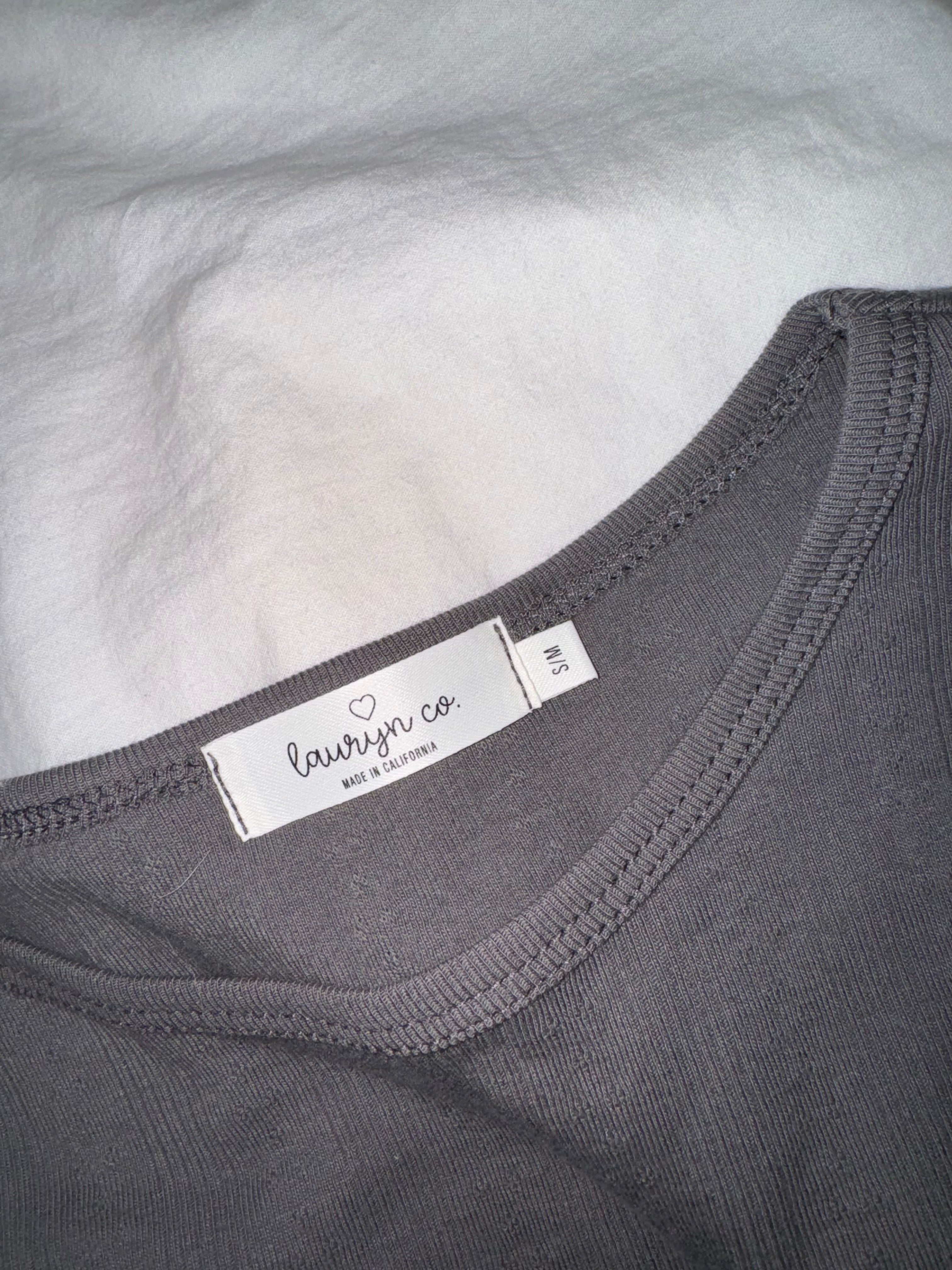 MAMA POINTELLE LONG SLEEVE TOP + LONG PANTS (ELEPHANT)