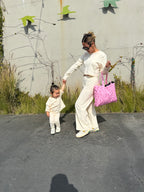 MAMA POINTELLE LONG SLEEVE TOP + LONG PANTS (SHEEP)