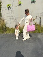 MAMA POINTELLE LONG SLEEVE TOP + LONG PANTS (SHEEP)