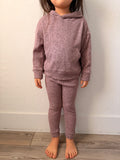 RASPBERRY PINK TODDLER LOUNGE SET (HOODIE + PANTS)