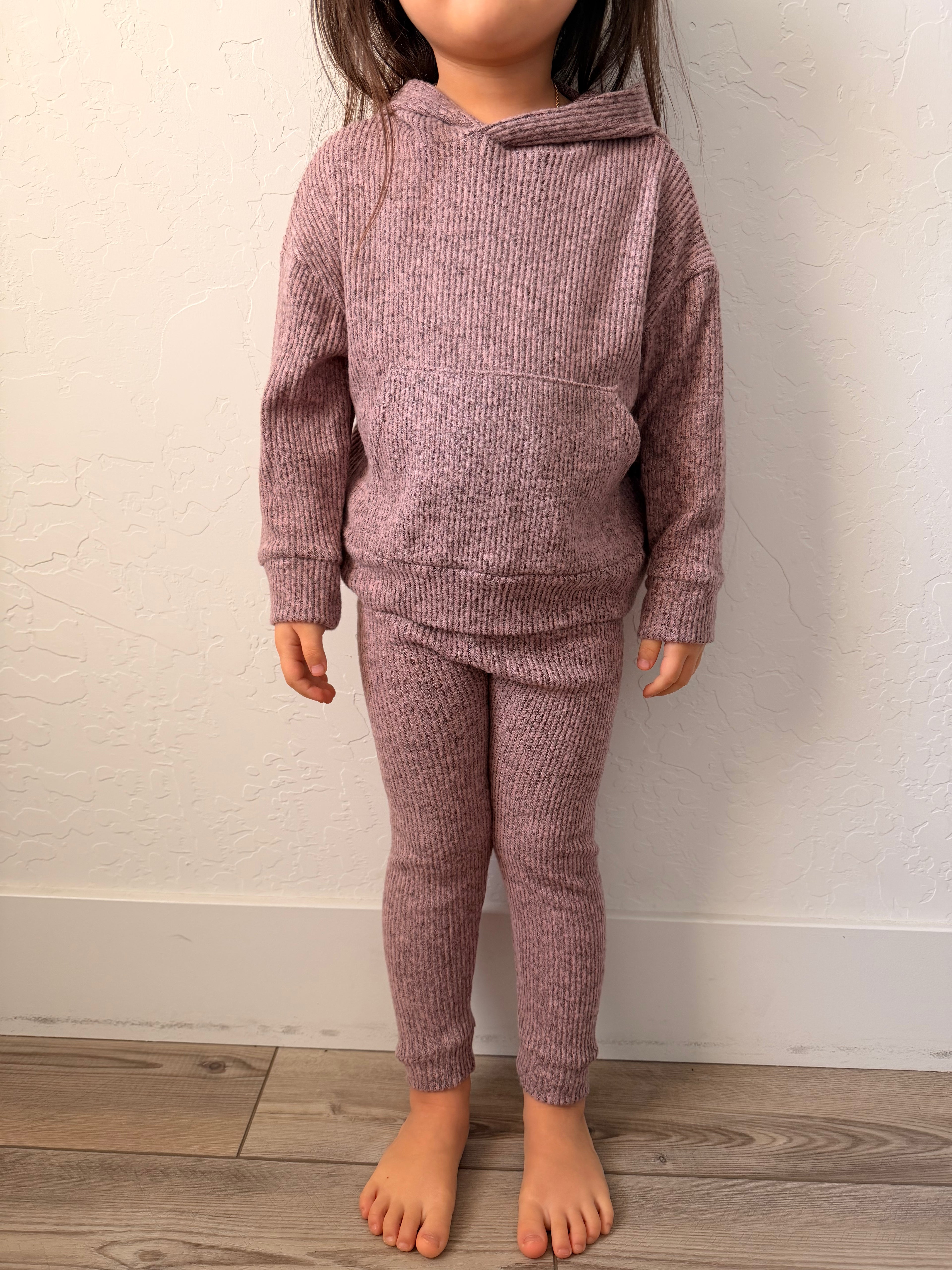 RASPBERRY PINK TODDLER LOUNGE SET (HOODIE + PANTS)
