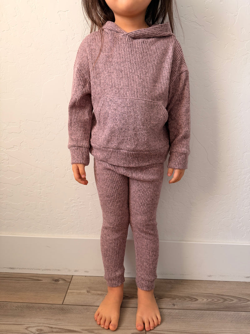 RASPBERRY PINK TODDLER LOUNGE SET (HOODIE + PANTS)