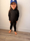 BLACK TODDLER LOUNGE SET (HOODIE + PANTS)