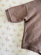 BABY FRENCH TERRY ROMPER (HOT COCOA)