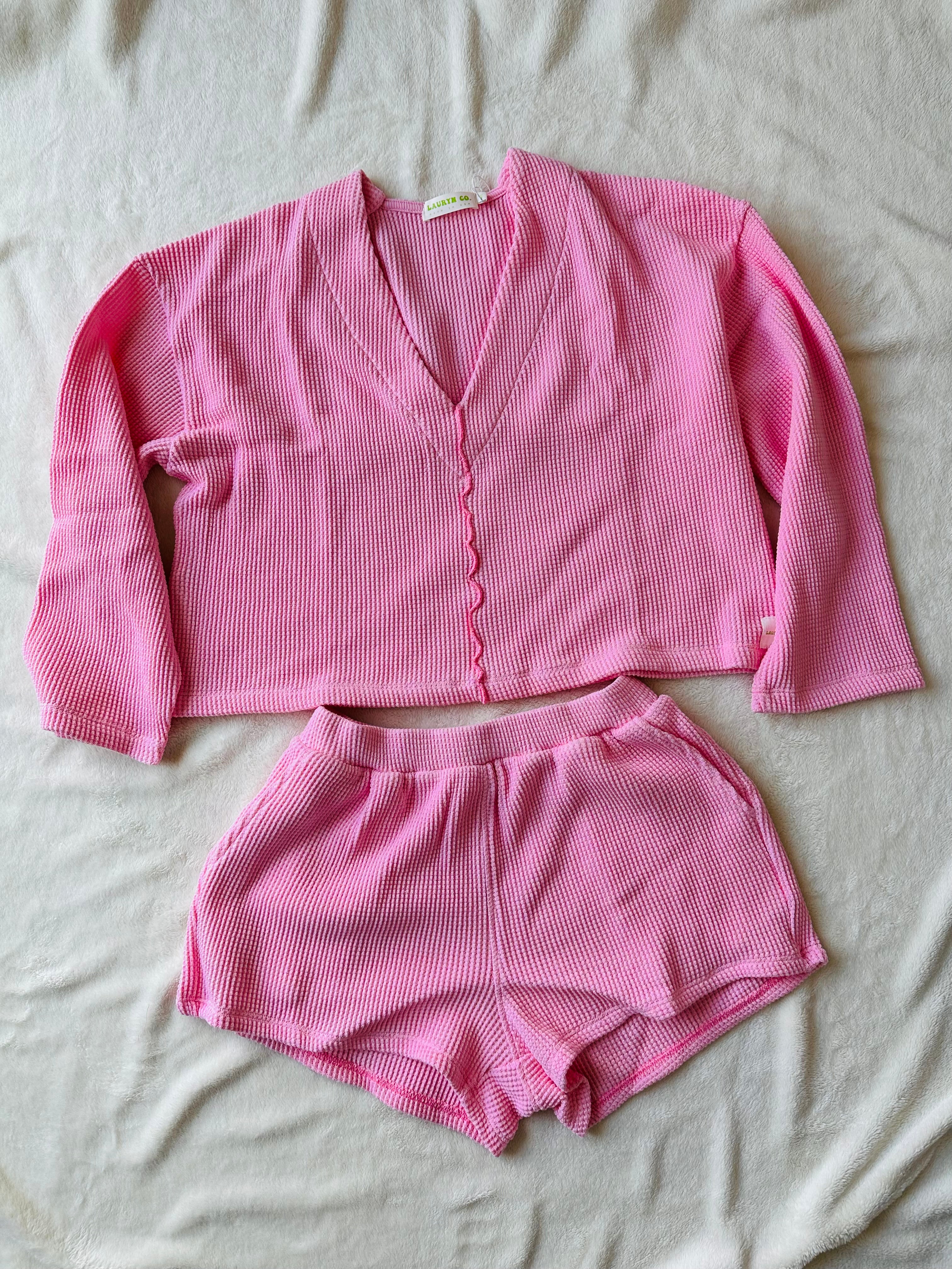 MAMA VEE WAFFLE SET (BARBIE PINK)