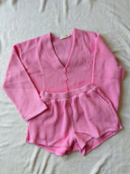 MAMA VEE WAFFLE SET (BARBIE PINK)