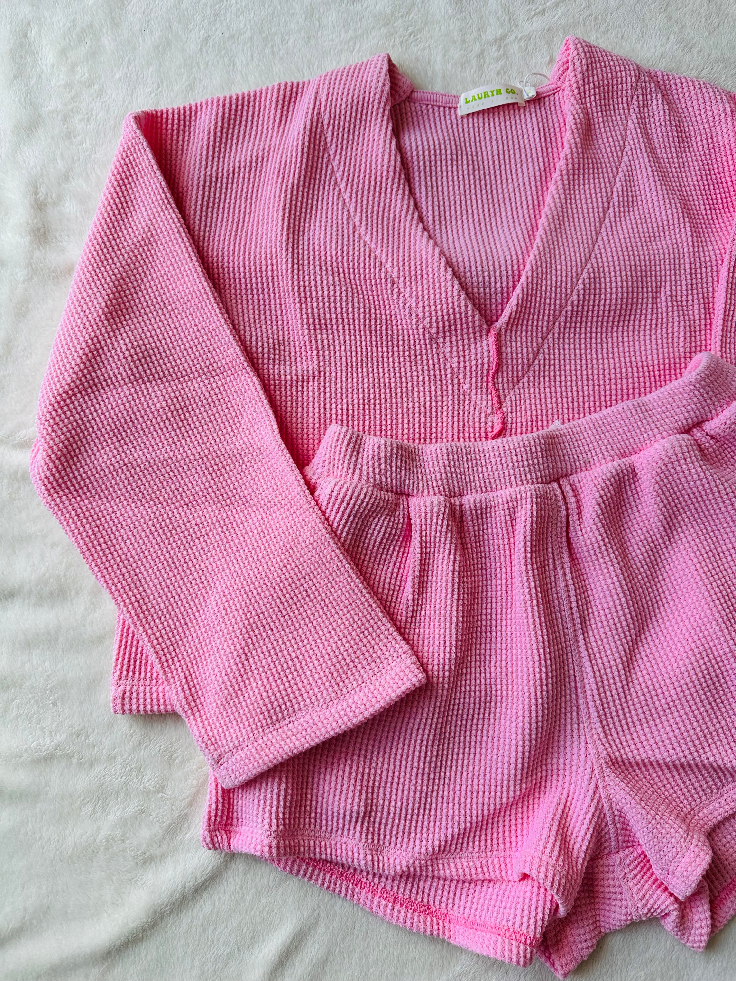 MAMA VEE WAFFLE SET (BARBIE PINK)