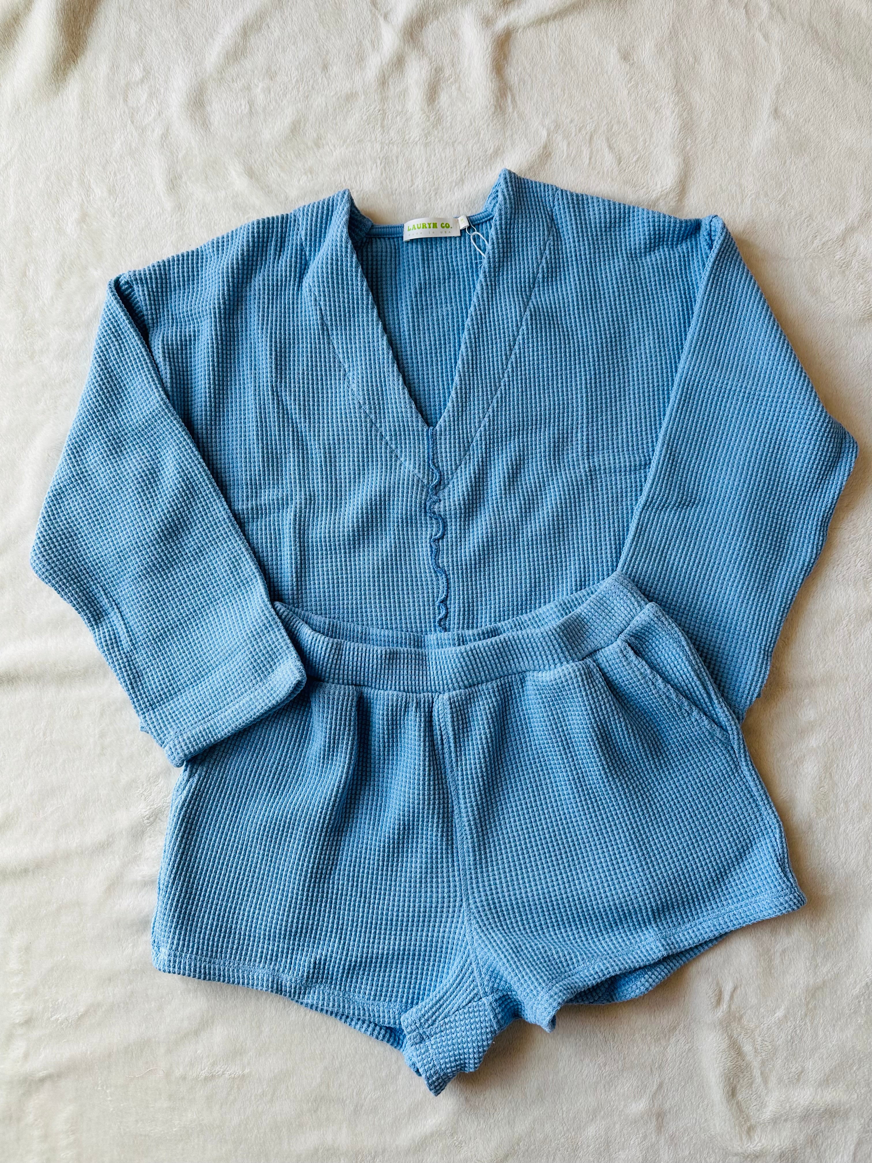 MAMA VEE WAFFLE SET (SKY BLUE)