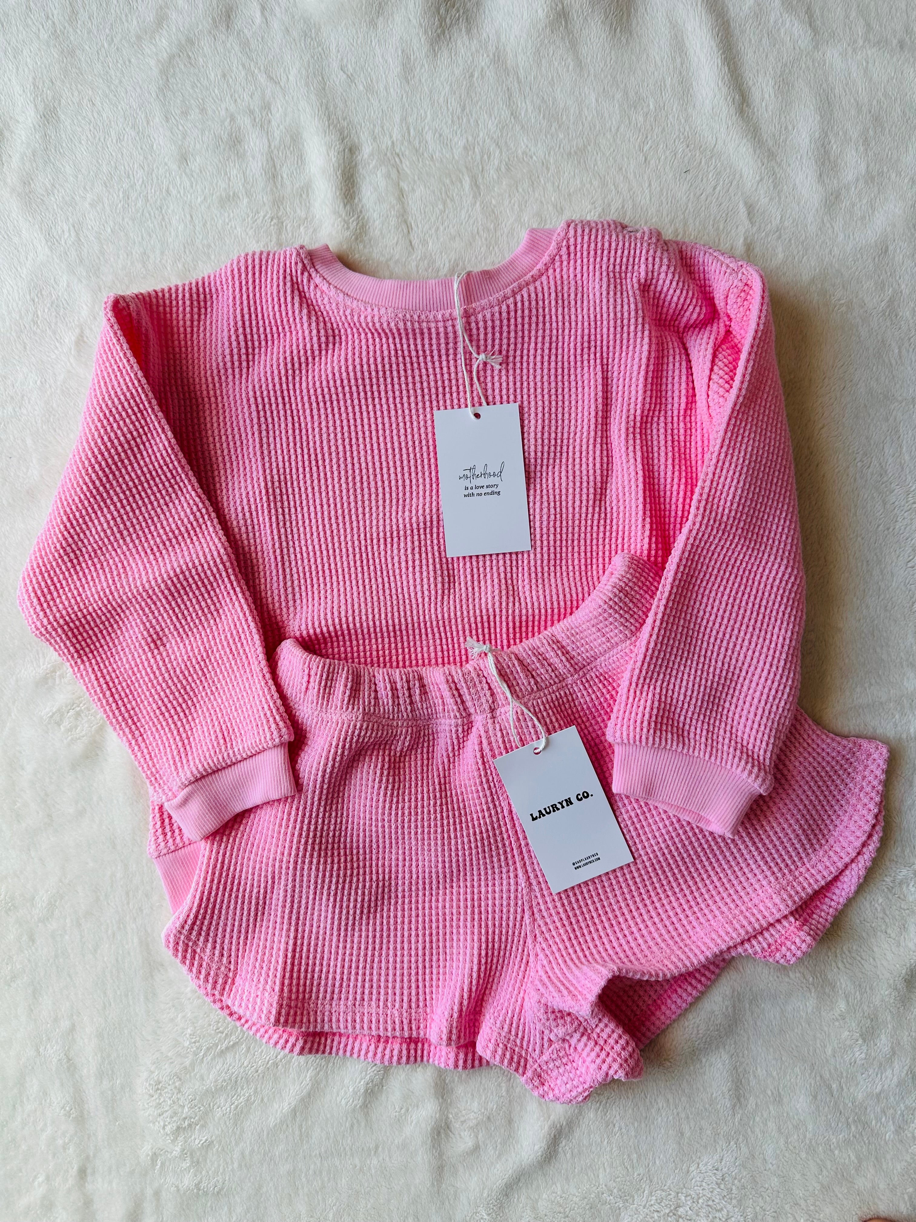 TODDLER LOUNGE SHORTS + TOP SET (BARBIE)