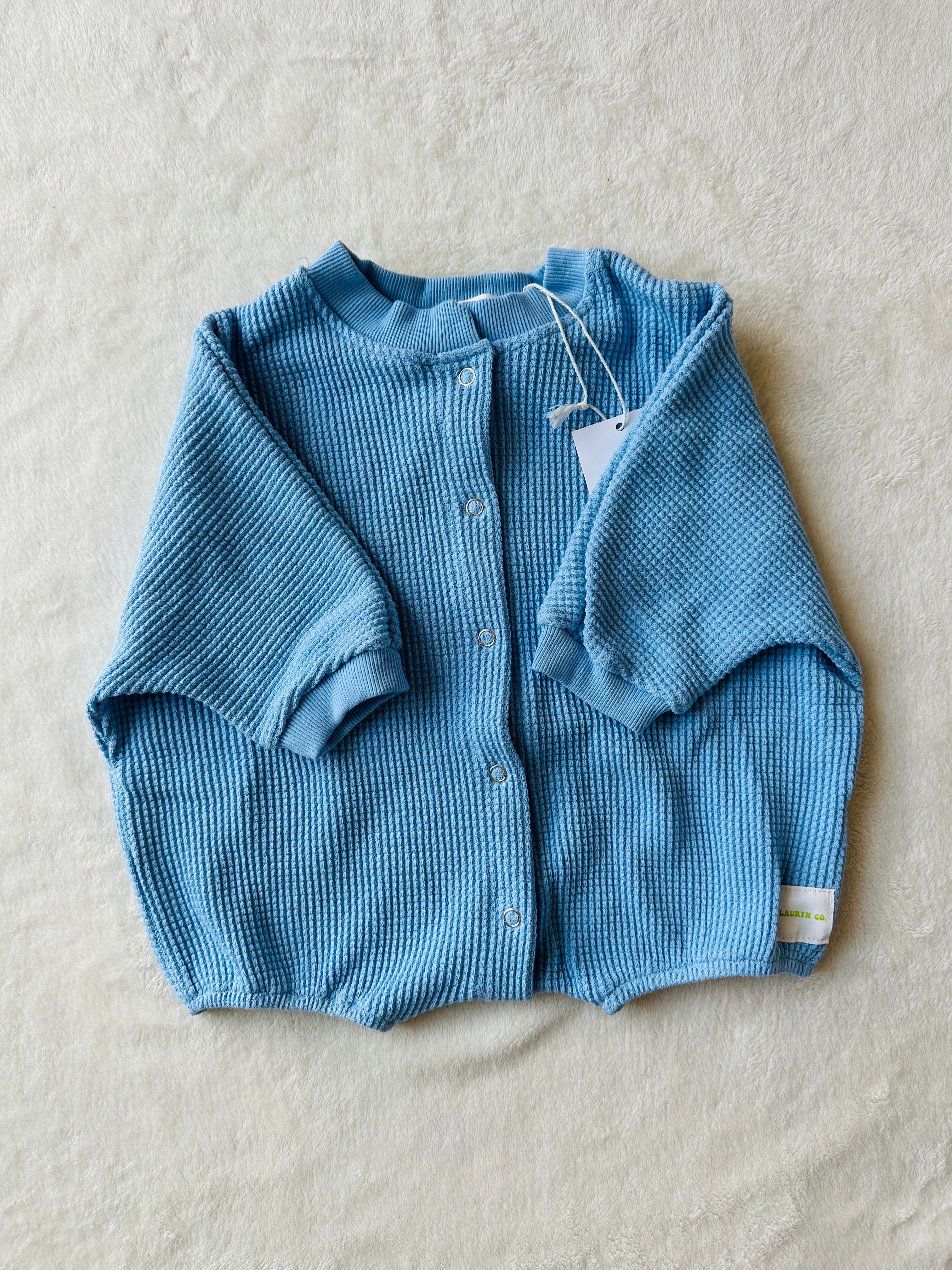 BABY MELROSE ROMPER (SKY BLUE)