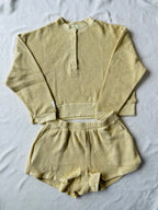 MAMA HENLEY SET (BANANA)