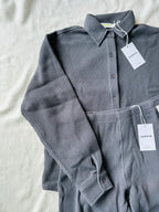 MAMA SHACKET + PANTS SET (FOG)