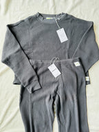 MAMA LONG SLEEVE TOP + PANTS SET (FOG)