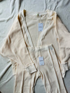 MAMA CARDIGAN + PANTS SET (BUTTERCREAM)