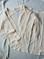 MAMA CARDIGAN + PANTS SET (BUTTERCREAM)