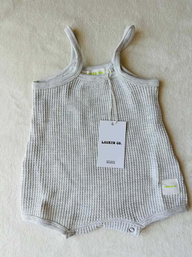 BABY SPAGHETTI ROMPER (CREAMY CLOUD)