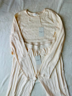 MAMA POINTELLE LONG SLEEVE TOP + LONG PANTS (SHEEP)