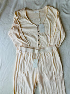 MAMA POINTELLE CARDIGAN + LONG PANTS (SHEEP)
