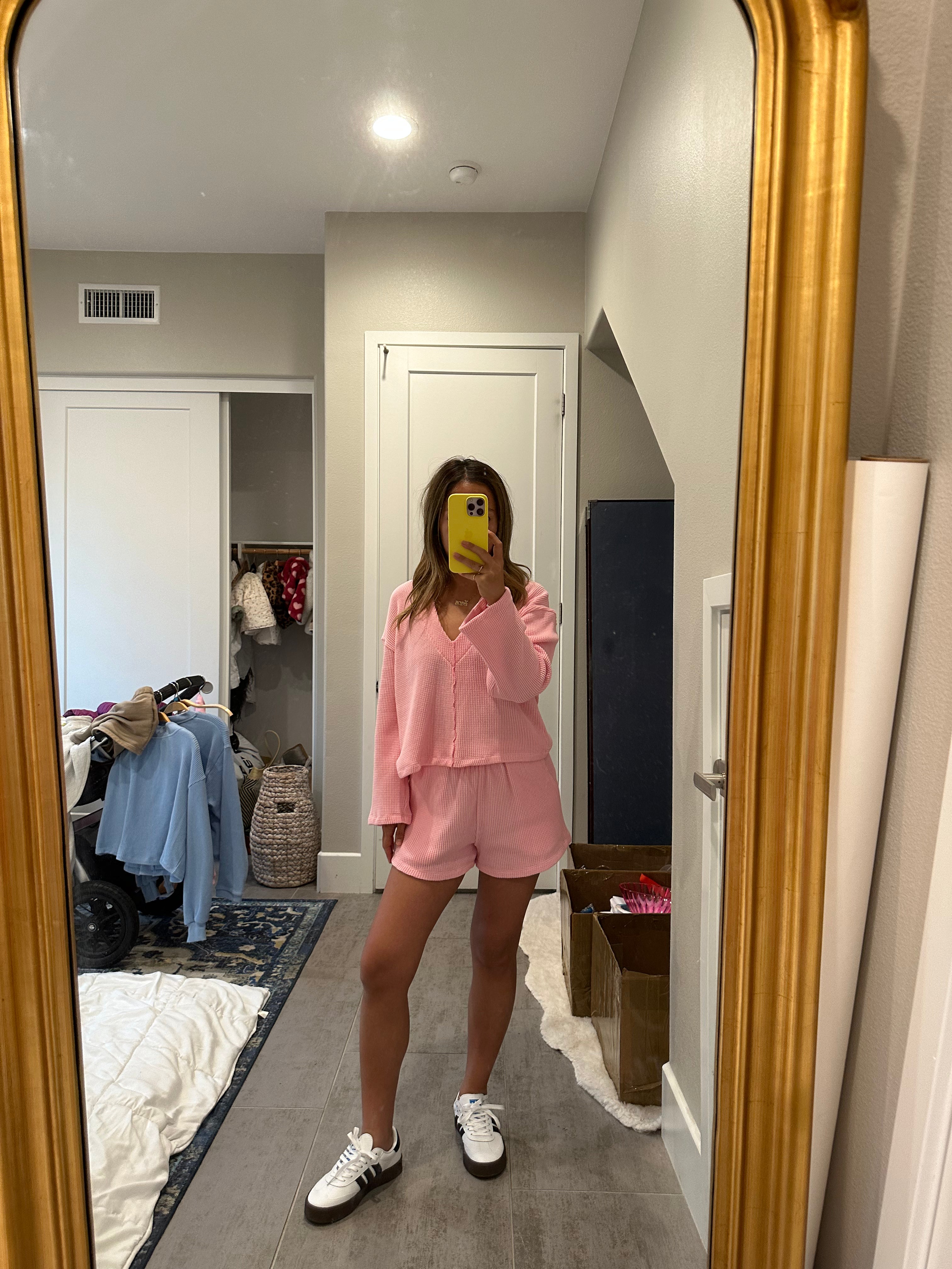 MAMA VEE WAFFLE SET (BARBIE PINK)