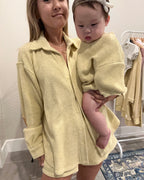 MAMA SHACKET + SHORTS SET (BANANA)