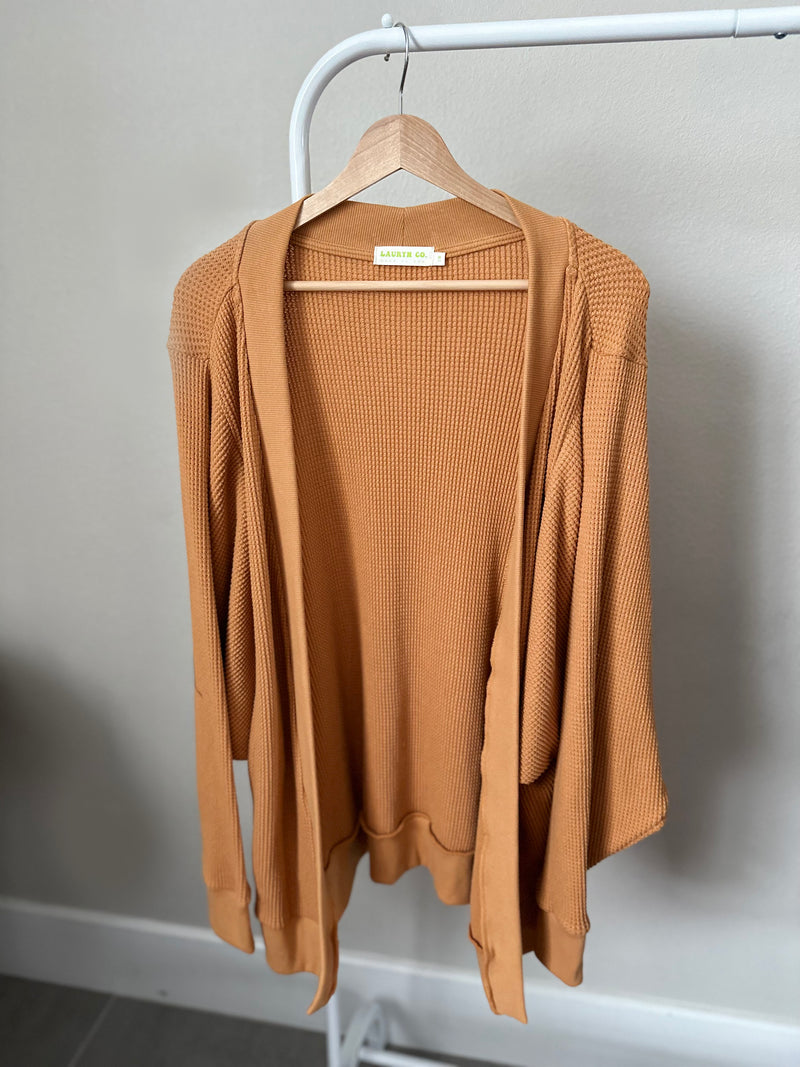 MAMA CARDIGAN + PANTS SET (PUMPKIN SPICE)