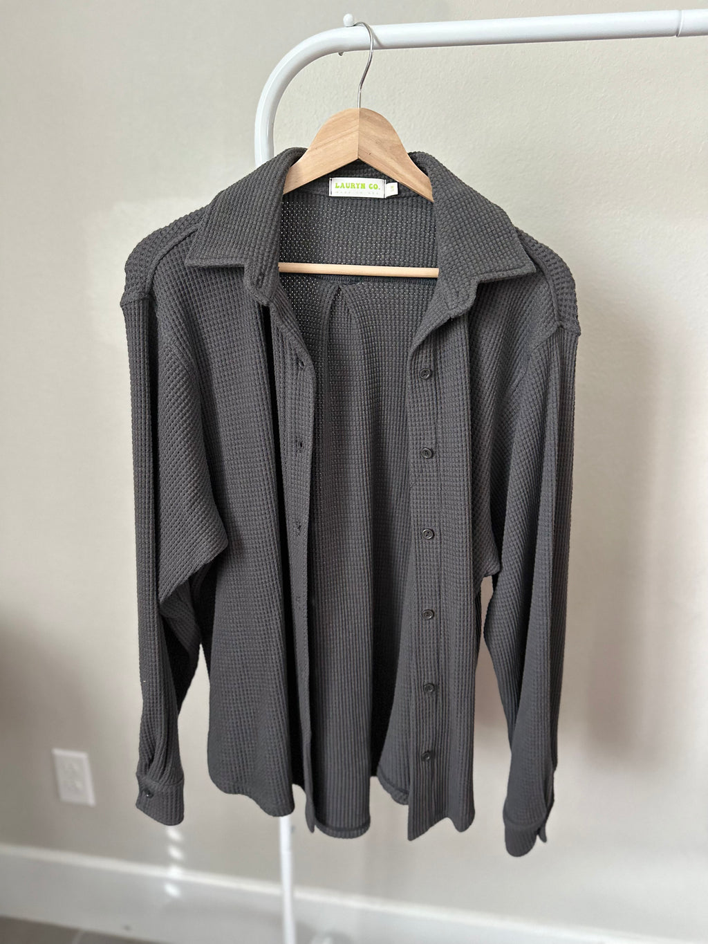 MAMA SHACKET + PANTS SET (FOG)