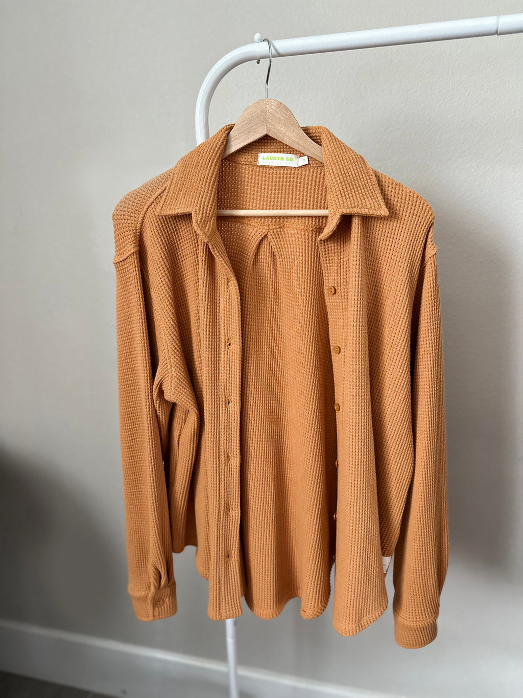 MAMA SHACKET + PANTS SET (PUMPKIN SPICE)