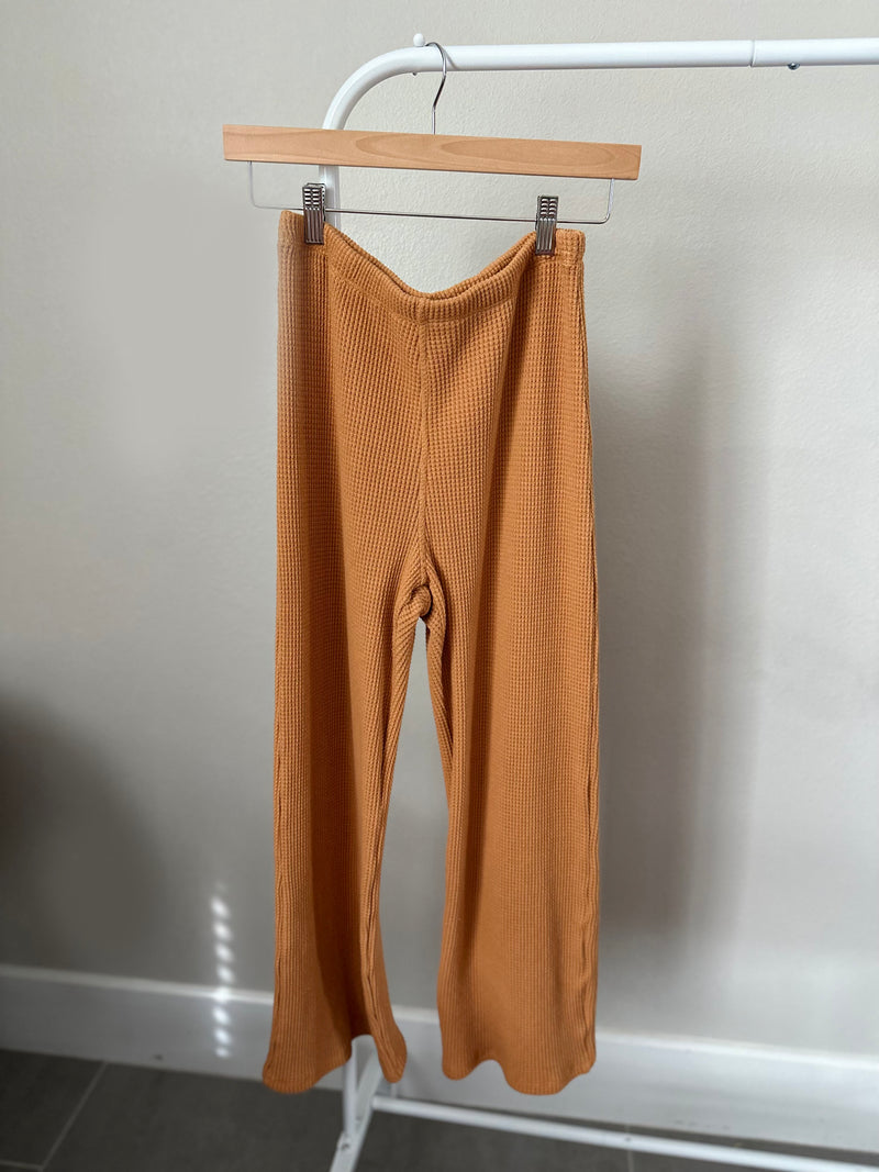 MAMA CARDIGAN + PANTS SET (PUMPKIN SPICE)