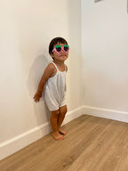 BABY SUMMER ROMPER (CREAMY CLOUD)