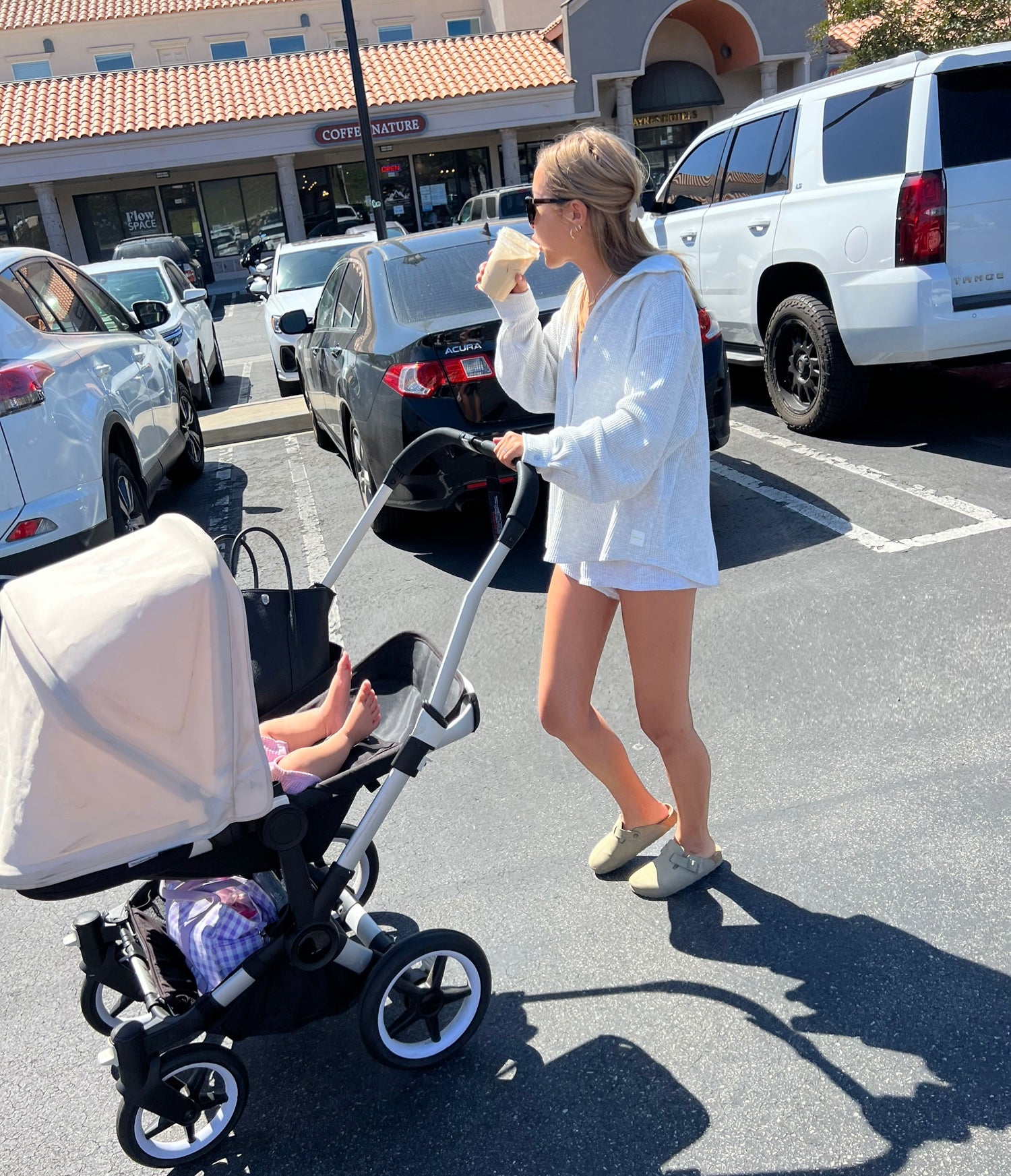 MAMA SHACKET + SHORTS SET (CREAMY CLOUD)