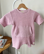 BABY JUMPSUIT (RASPBERRY CREAM)