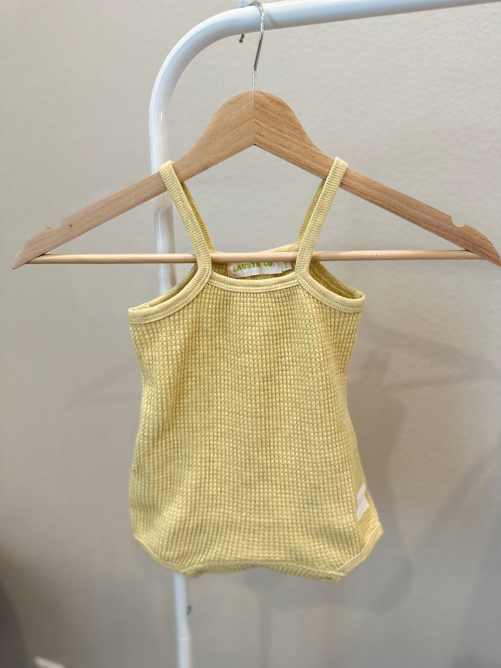 BABY SPAGHETTI ROMPER (BANANA)