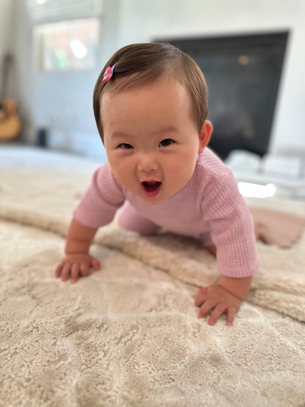 BABY JUMPSUIT (RASPBERRY CREAM)