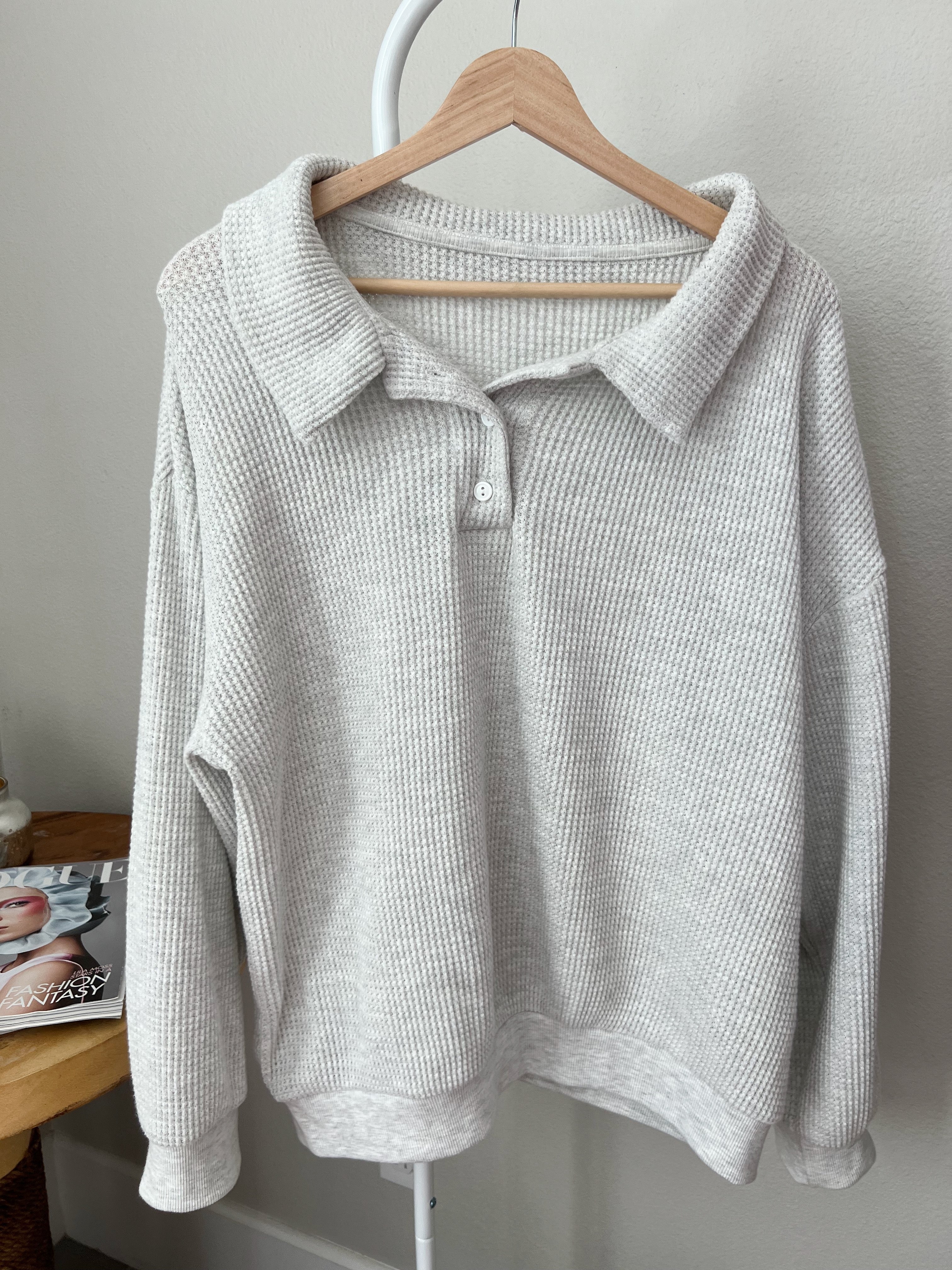 MAMA POLO + SHORTS SET (CREAMY CLOUD)